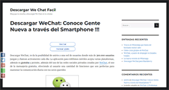 Desktop Screenshot of descargarwechatfacil.com